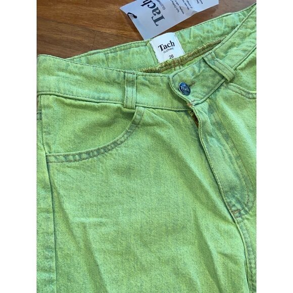 Tach Clothing Lubina Jeans in Green 26 New AS-IS denim pants - Picture 10 of 14